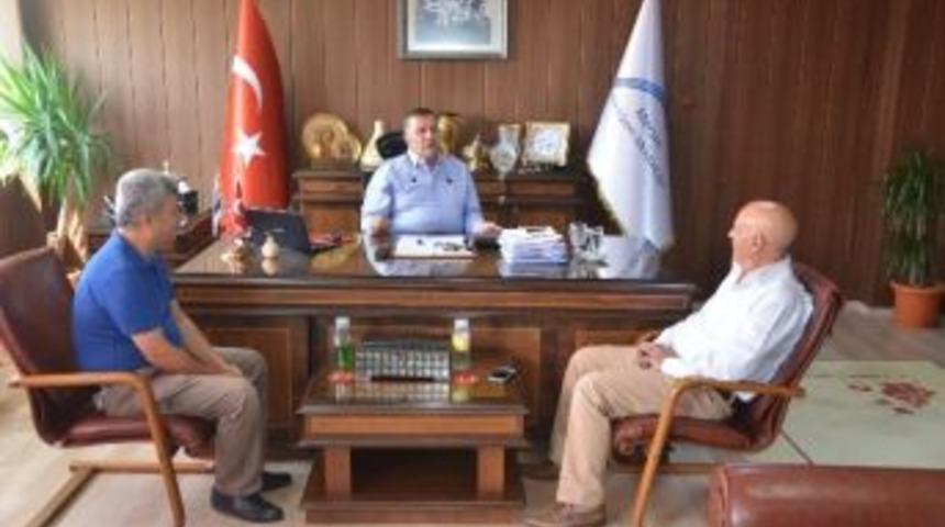 Başkan Aydın&rsquo;dan Milli Eğitim M&uuml;d&uuml;r&uuml; Koca&rsquo;ya Ziyaret