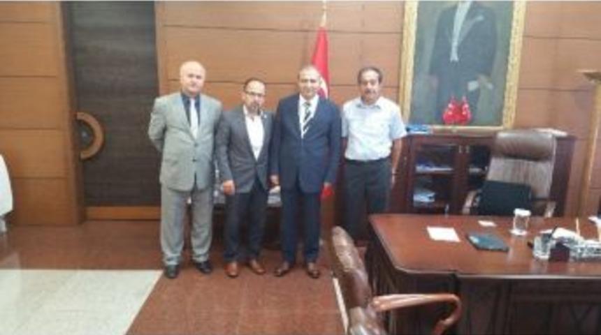 Avrupa Zonguldaklılar Derneği Genel Başkanı Karakulak Vali Kaban İle Bir Araya Geldi