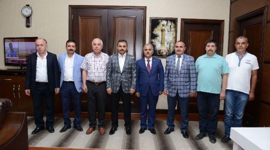 Kooperatif Başkanı &Ccedil;erik&ccedil;i&rsquo;den Başkan K&uuml;lc&uuml;&rsquo;ye Ziyaret