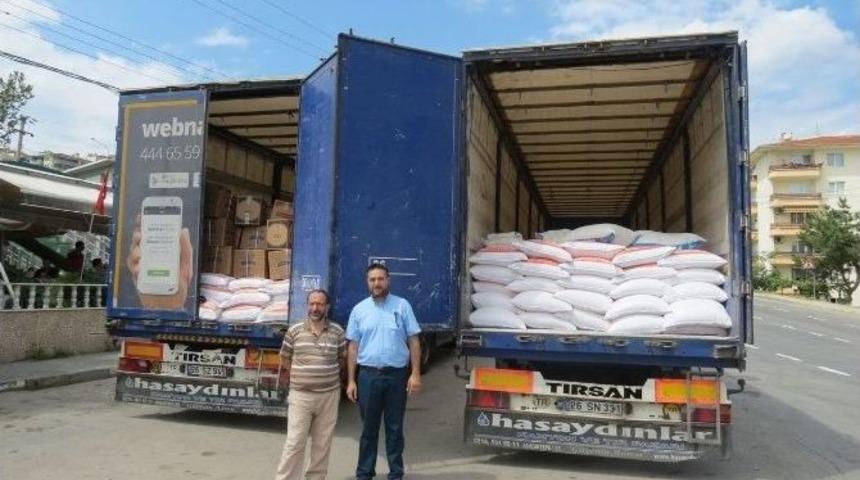 Mudanya&rsquo;dan T&uuml;rkmenlere Yardım