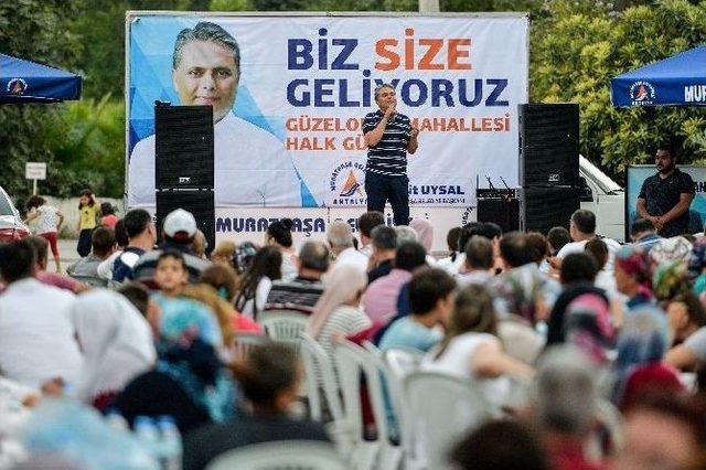 Başkan Uysa, Güzeloluk Mahallesi’ni Ziyaret Etti