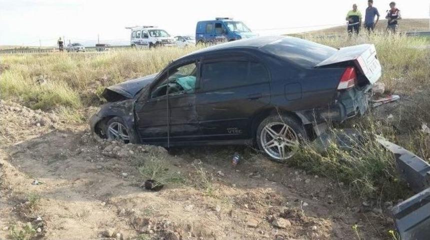 Afyonkarahisar&rsquo;da Trafik Kazası: 2 Yaralı