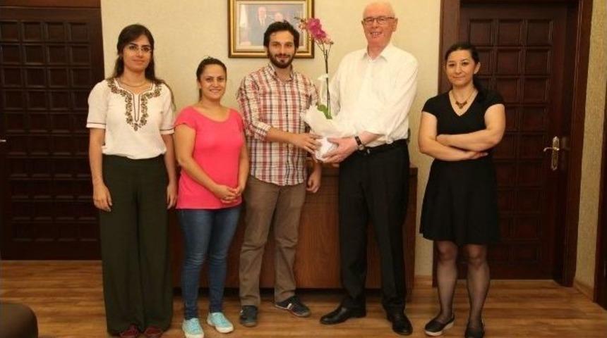 Gazetecilerden Başkan Kurt&rsquo;a Teşekk&uuml;r Ziyareti