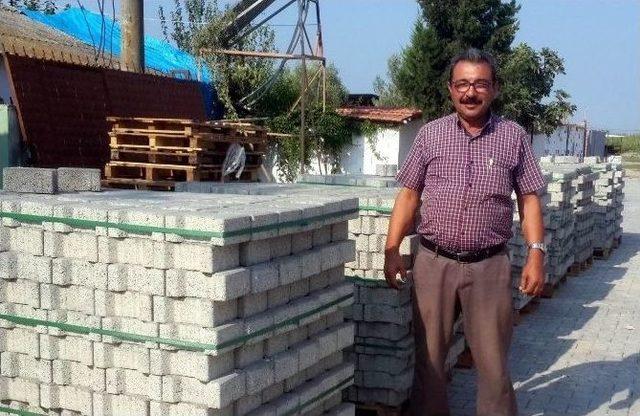 Çökelek Sokakları Parke Taşı İle Kaplandı