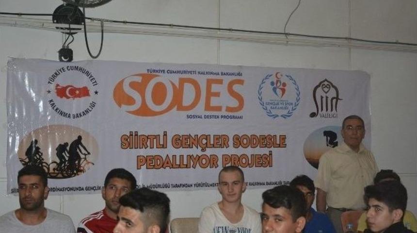 Siirtli Gen&ccedil;ler Sodes&rsquo;le Pedallıyor Projesinin Sertifika T&ouml;reni D&uuml;zenlendi