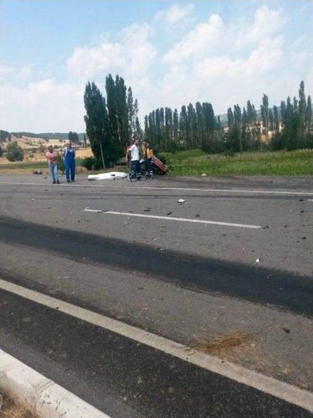 Gediz’de Trafik Kazası: 1 Ölü