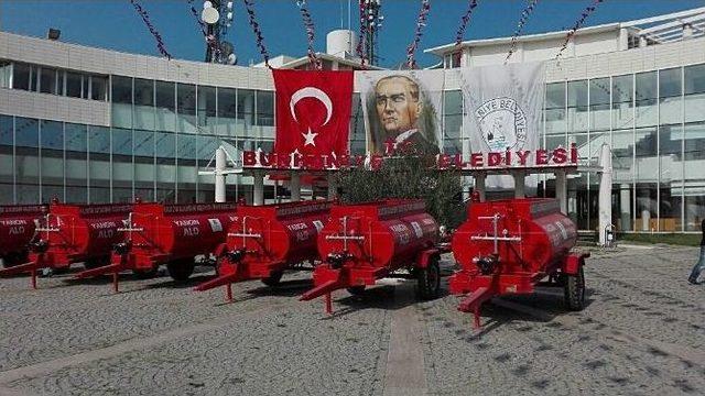 Körfez İlçe Mahallerine 11 Arazöz Daha Verilecek