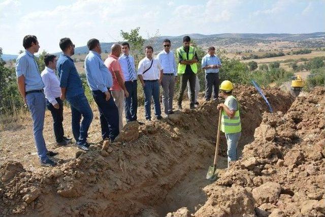 Kula’ya 13 Bin 400 Metrelik İçme Suyu Hattı