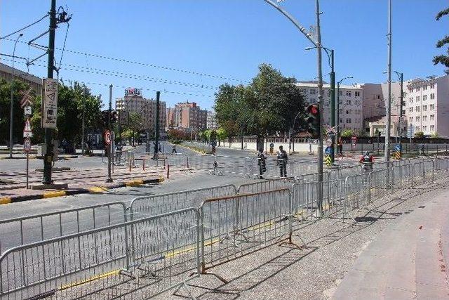 Cumhurbaşkanının Gelişi Öncesi Gaziantep’te Yoğun Güvenlik Önlemi