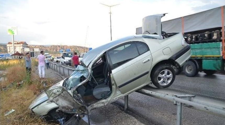 Tosya&rsquo;da Trafik Kazası: 1 Yaralı