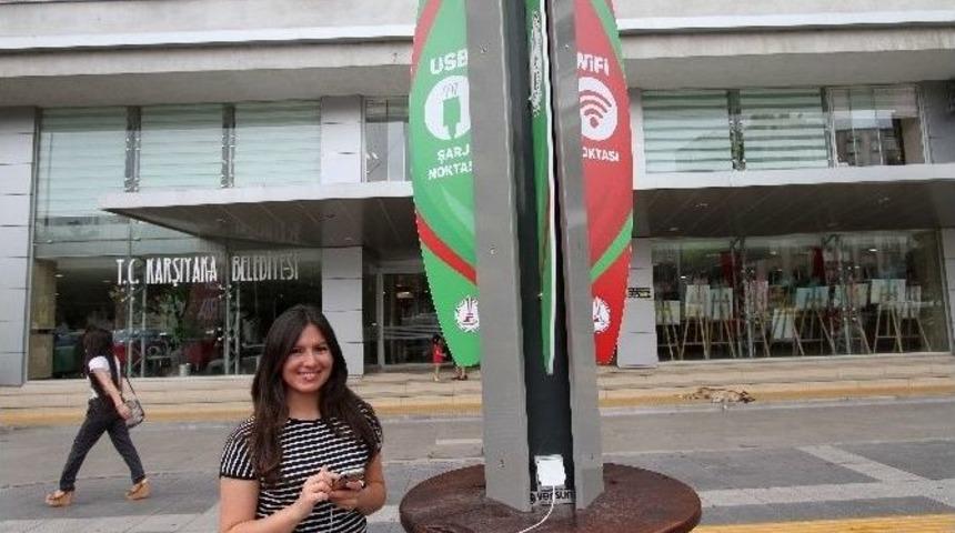 Karşıyaka&rsquo;da &Uuml;cretsiz İnternet Keyfi