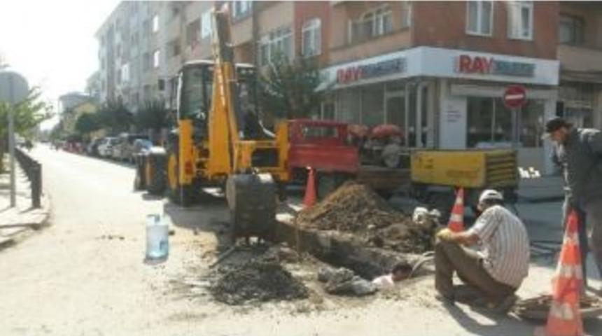 Nusrettin Mahallesinde Yağmur Suyu &Ccedil;alışmaları