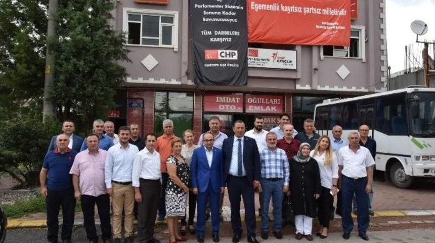 Başkan &Uuml;z&uuml;lmez&rsquo;den Chp Ve Mhp&rsquo;ye Ziyaret