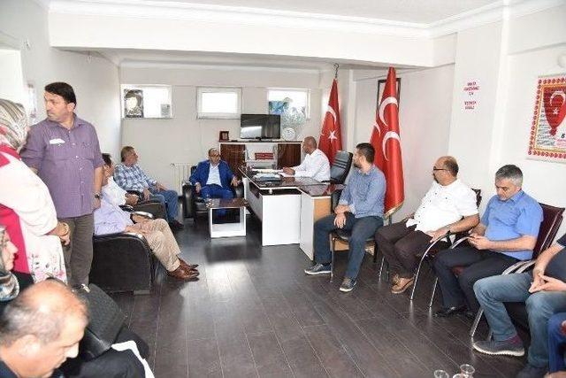 Başkan Üzülmez’den Chp Ve Mhp’ye Ziyaret