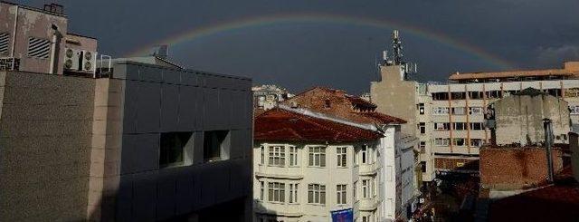 Eskişehir’de Gökkuşağı Güzelliği