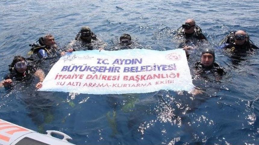 B&uuml;y&uuml;kşehir İtfaiyecileri Su Altı Kurtarma Ekibi Kurdu