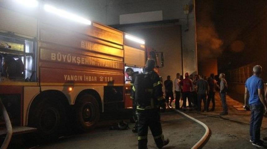 Bursa&rsquo;da Fabrika Yangını
