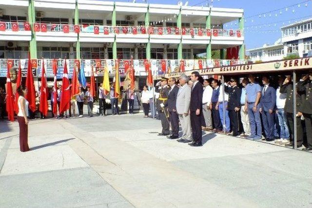 30 Ağustos Zafer Bayramı Serik’te Törenle Kutlandı