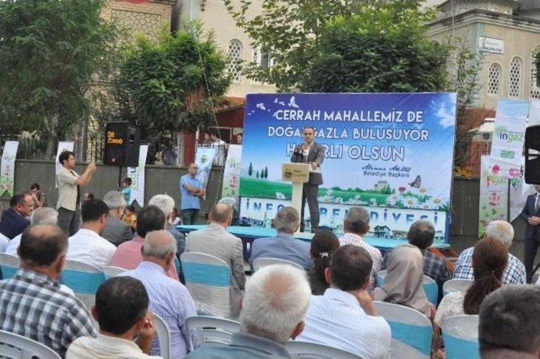 Cerrah&rsquo;ta Doğalgaz Ateşi Yandı
