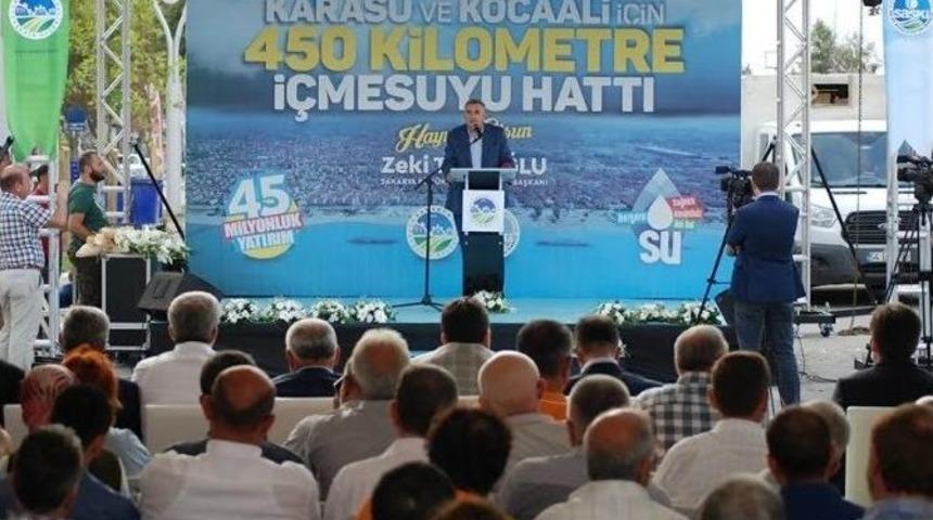 Karasu Ve Kocaali B&ouml;lgesine 50 Yıllık İ&ccedil;mesuyu Garantisi