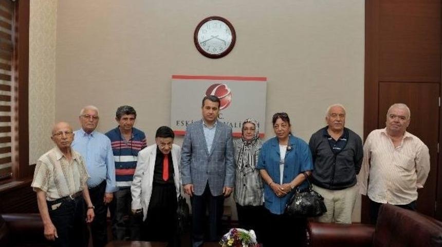 Vali &Ccedil;elik, Stk&rsquo;ları Makamında Kabul Etti