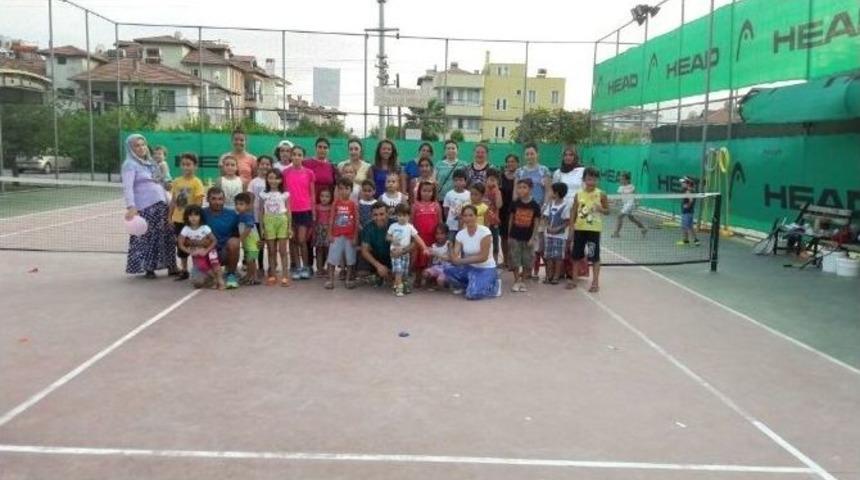 Ortaca&rsquo;da Tenis Oyun Şenliği Projesi