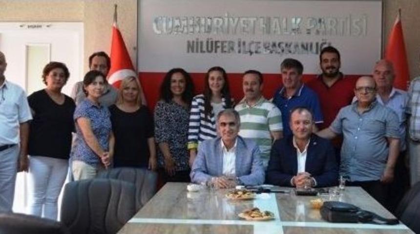 Ak Parti Nil&uuml;fer&rsquo;den Chp&rsquo;ye Ge&ccedil;miş Olsun Ziyareti
