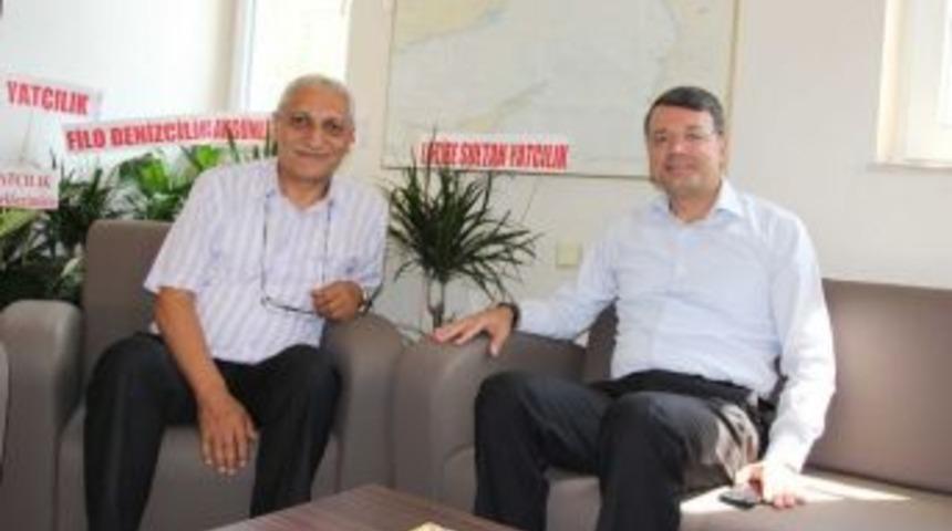 Başkan Turgut&rsquo;tan Liman Başkanına Hayırlı Olsun Ziyareti