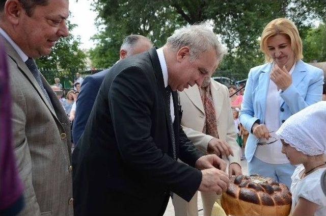 Gökoğuz Yeri’nde Tika Desteğiyle Açılan Kreşe Cumhurbaşkanı Erdoğan’ın İsmi Verildi