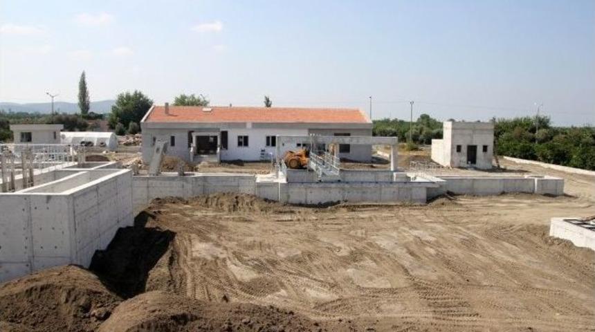 Erzin Atıksu Arıtma Tesisi Yapım Çalışması Sürüyor