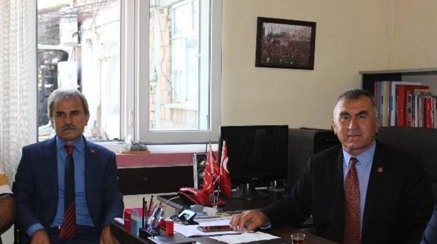Mhp Osmancık Teşkilatından Chp&rsquo;ye Ge&ccedil;miş Olsun Ziyareti