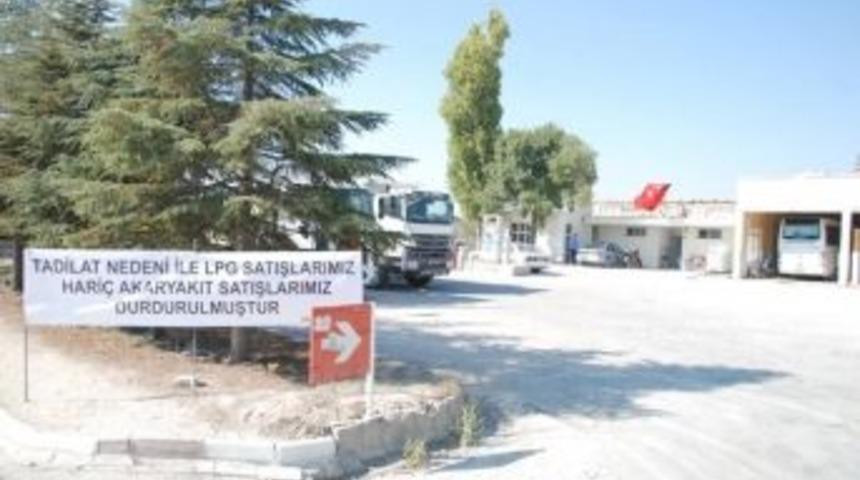 Eskil Belediyesi&rsquo;ne Ait Akaryakıt İstasyonu Yenileniyor