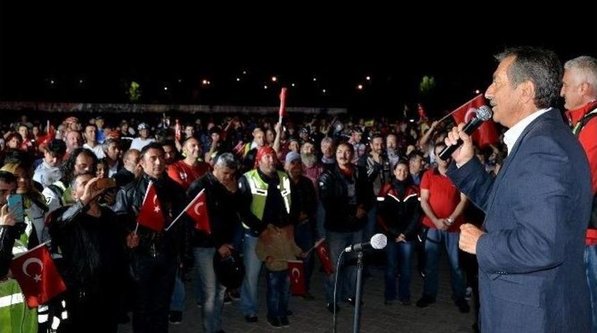 Tepebaşı&rsquo;ndan Zafer Konvoyu
