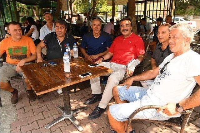 Başkan Çetin, Tenis Turnuvasında