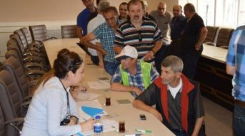 Belediye &Ccedil;alışanlarına Sağlık Taraması