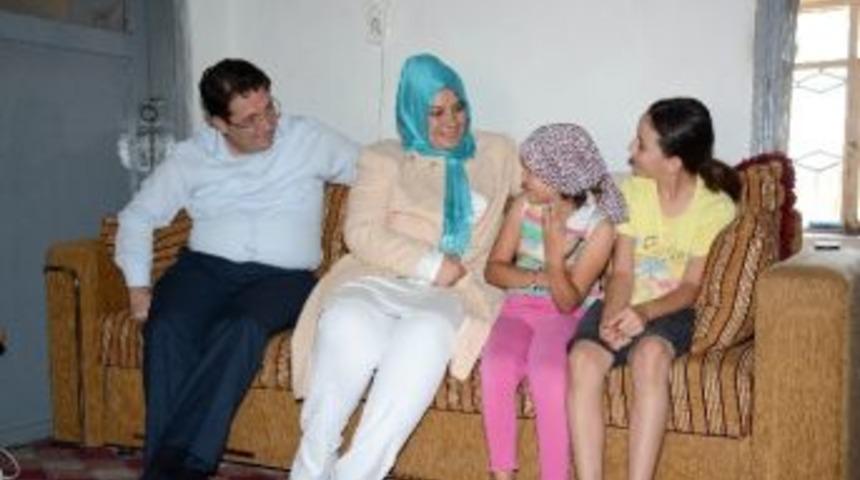 Başkan Yazgı’dan 9 Yaşındaki Deniz’e Moral Ziyareti