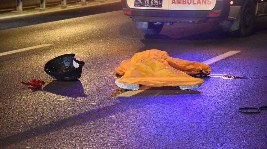 D-100 Karayolu'da motosiklet kazası: 1 &ouml;l&uuml;