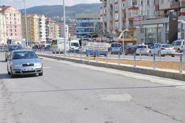 Başkan Uysal, Çetin Apatay Bulvarı’nda Çalışmaları İnceledi