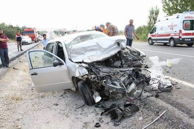 Yozgat’ta Trafik Kazası: 1 Ölü, 4 Yaralı