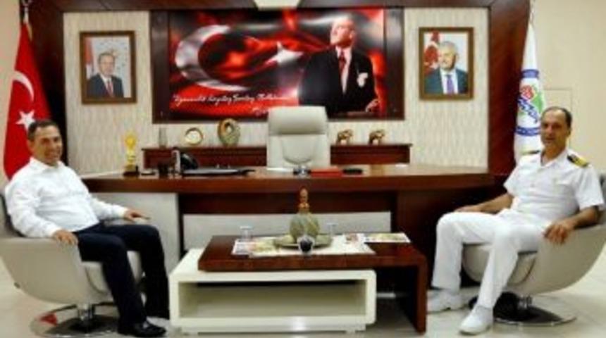 Karadeniz B&ouml;lge Komutanı Manioğlu, Başkan Uysal&rsquo;ı Ziyaret Etti