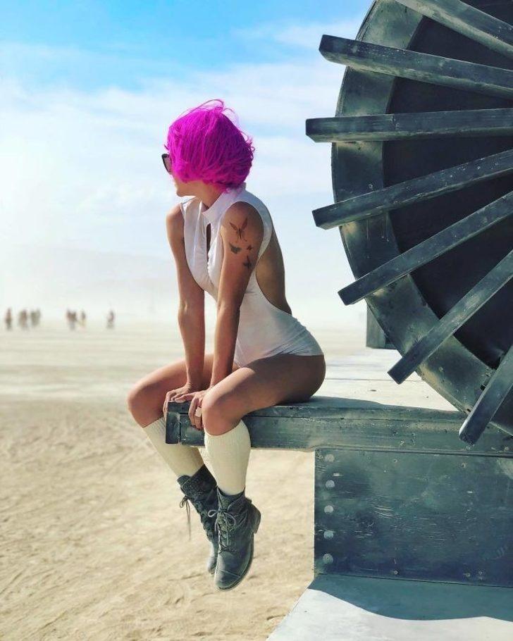 Burning Man 2018'den renkli kareler  G1