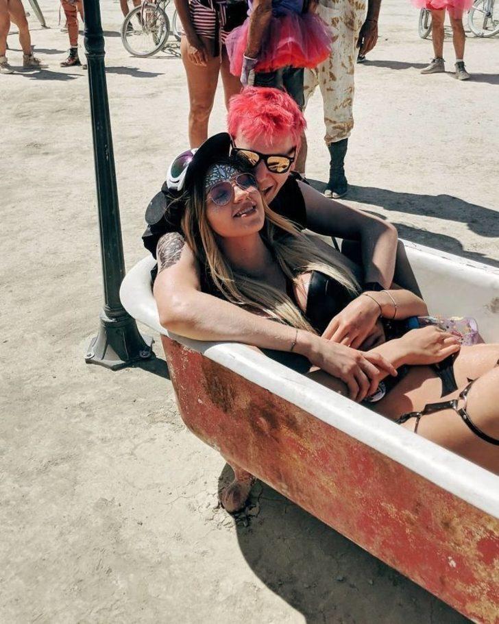 Burning Man 2018'den renkli kareler  G2