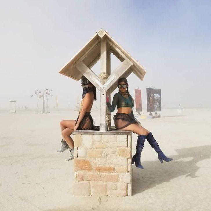 Burning Man 2018'den renkli kareler  G3