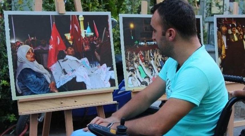 Konya&rsquo;da Fotoğraflarla Milli İrade N&ouml;betleri