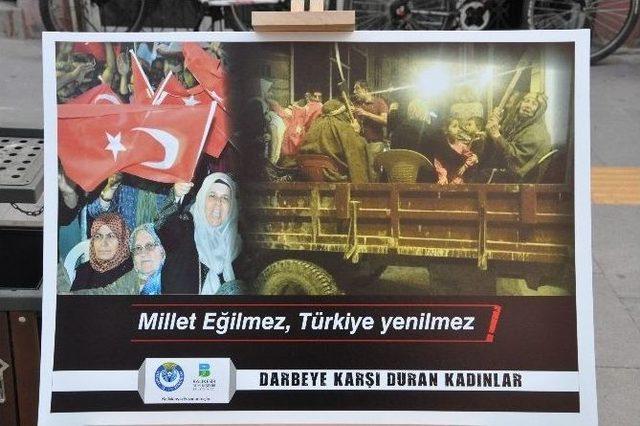 Darbeye Karşı Duran Kadınlar Sergisi