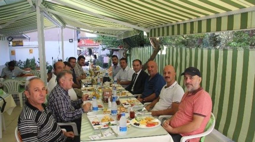 Mhp Serik İl&ccedil;e Başkanı Coşkun Gazetecilerle Tanıştı