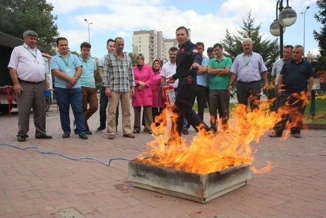 Melikgazi Belediyesi Çalışanlarına Sivil Savunma Eğitimi Verildi