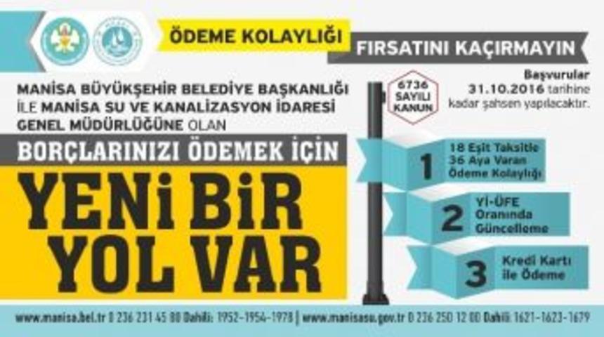 Manisa B&uuml;y&uuml;kşehir&rsquo;den Bor&ccedil; Yapılandırma &Ccedil;ağrısı