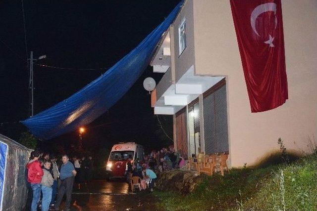 Şehit Ateşi Giresun’a Düştü