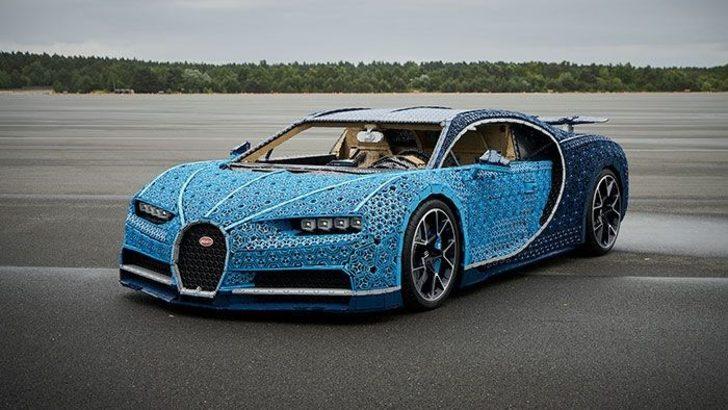 1 milyon lego parçasından birebir boyutlarda Bugatti Chiron tasarlandı  G2